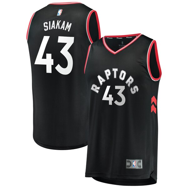 Men's Toronto Raptors #43 Pascal Siakam Black NBA Stitched Jersey Men's Toronto Raptors #43 Pascal Siakam Black NBA Stitched Jersey